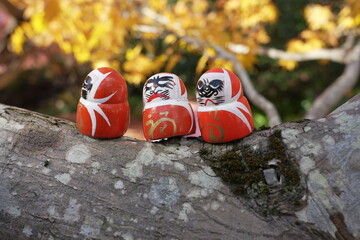 Japanese traditional dharma dolls