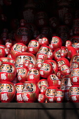 Japanese traditional dharma dolls