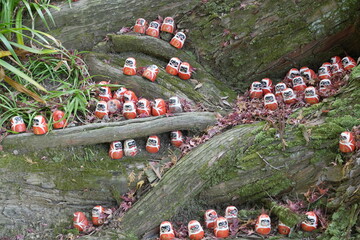 Japanese traditional dharma dolls