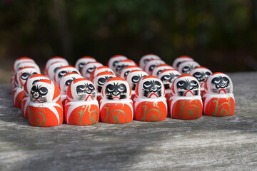 Japanese traditional dharma dolls