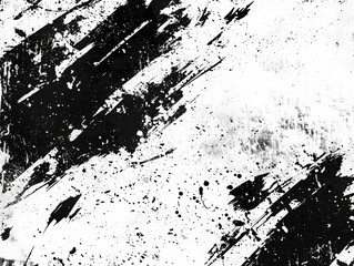 Grunge background with a black rough texture and dust, grain or dirt overlay. A grunge texture with distressed edges and dust particles, perfect for adding an aged or worn effect