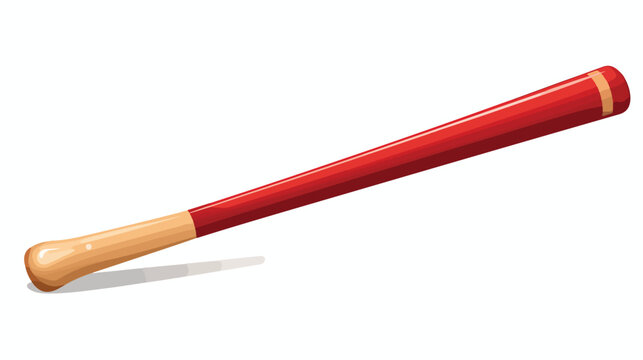Baseball bat icon. vector baseball bat design. flat