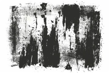 Grunge background with a black rough texture and dust, grain or dirt overlay. A grunge texture with distressed edges and dust particles, perfect for adding an aged or worn effect