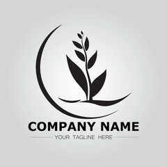 simple Growth logo company vector image for branding business