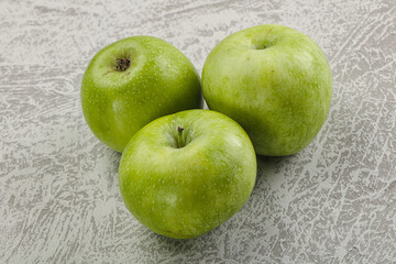 Sweet and juicy green apple