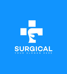 Medical surgical logo Icon Brand Identity Sign Symbol Template 