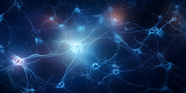  Neurons and the nervous system Neuroscience Neural  Networks Neurology blue background
