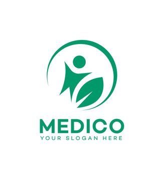 Medico logo Icon Brand Identity Sign Symbol Template 