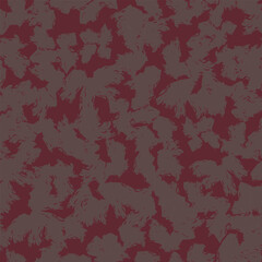 Red Abstract Floral Seamless Pattern Design