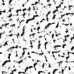 Monochrome Abstract Floral Seamless Pattern Design