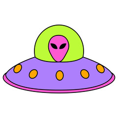 Psychedelic Groovy Sticker