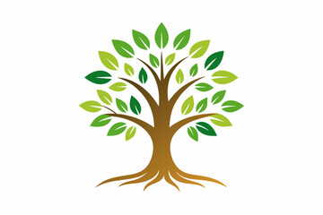 a-beautiful-simple-tree-logo-type-vector-design.