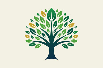 a-beautiful-simple-tree-logo-type-vector-design.