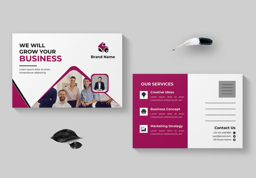 Business Postcard Design Template