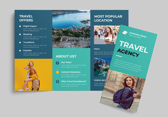 Travel Trifold Brochure Template