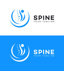 Spine logo Icon Brand Identity Sign Symbol Template 