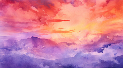 Watercolor Painting background graphic illustration