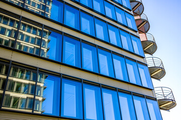 typical windows at an office building - 761176135