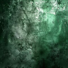 Grunge Background Texture in the Colors Green and Silver created with Generative AI Technology