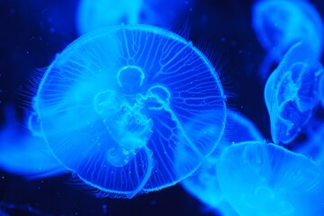 Obraz premium Sea Animal Jellyfish image jelly fish in the water