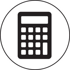 Calculator icon vector. Savings, finances sign. Economy concept trendy Fill style for graphic design and website. Math icon. Element of education illustration isolated on transparent background.