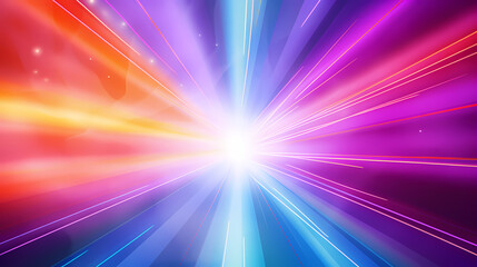 Obraz premium Abstract colorful background with light rays and beams