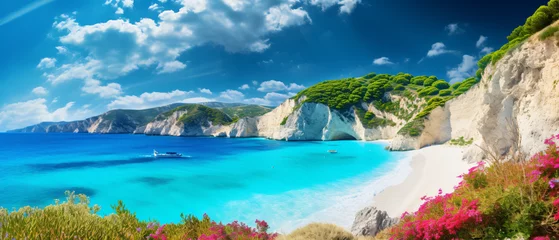 Poster Wonderful nature view on most beautiful beaches © Rimsha
