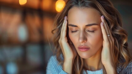 A tension type headache causes mild to moderate pain that often described as feeling like a tight band around the head. the most common type of headache