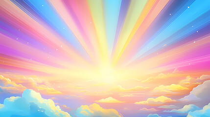 Abstract colorful background with light rays and beams