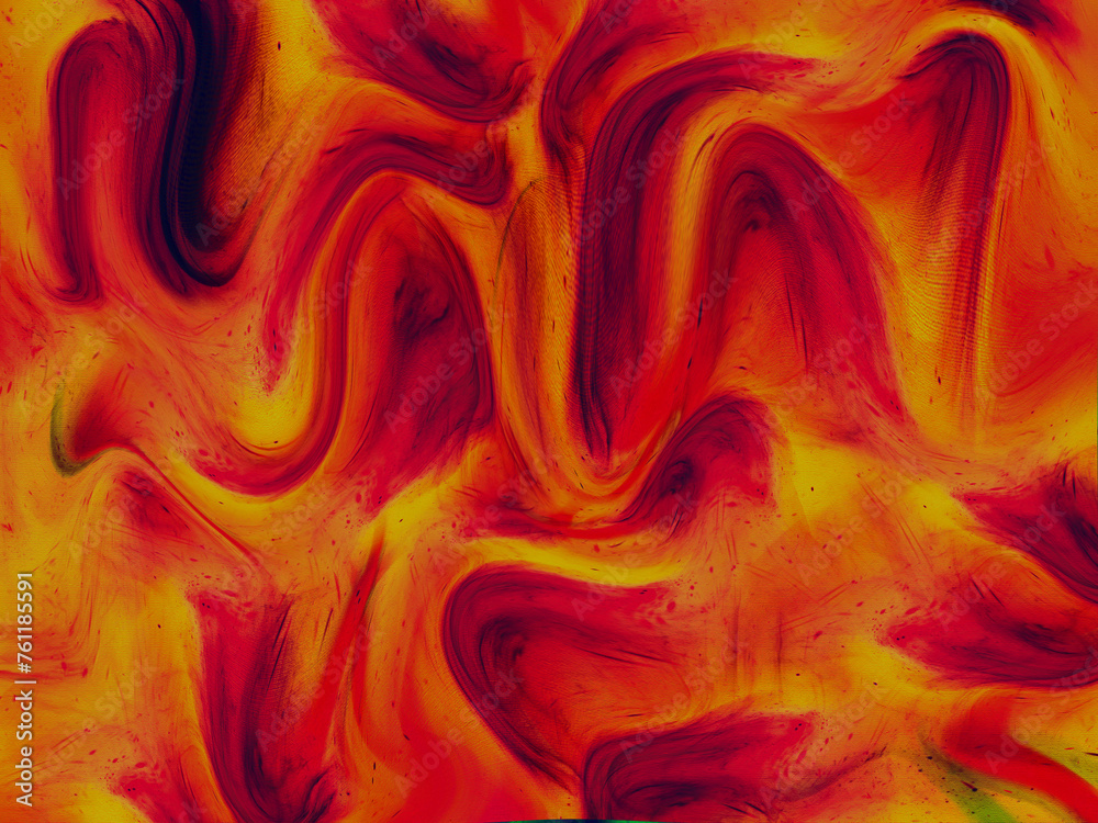 Fototapete abstract texture colorful background with smooth curves and waves.