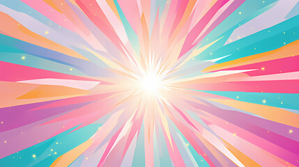 Fototapeta premium Soft light radial design