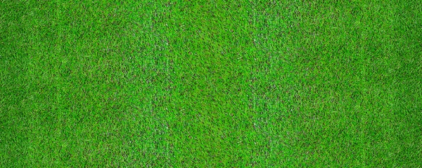 Wandcirkels aluminium Artificial Green Grass Texture © KiranHarak