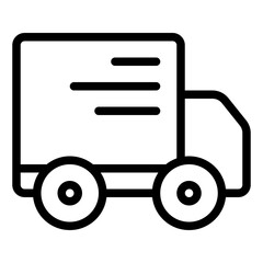 Truck Delivery line icon