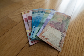 foreign currency india rupee  on business trip and travel