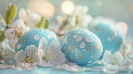 Easter, Easter eggs, lie on the table, background, back, spring decoration
