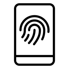 Two-Factor Authentication line icon