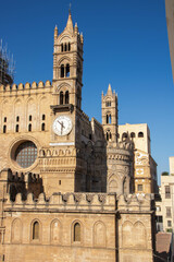 Fototapeta na wymiar the cathedral of Palermo, in Sicily