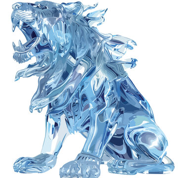 Animal Ice Sculpture Clipart 