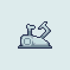 fitness and gym icon pixel art style with simple color and white background good for your project and game asset.