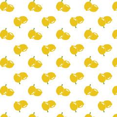 Summer seamless pattern. Lemon seamless pattern design for printing, cutting, and crafts Ideal for mugs, stickers, stencils, web, cover, wall stickers, home decorate and more.