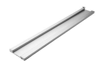 Metal Shelf With White Background. On a Transparent Background.