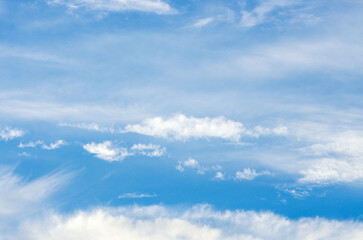 White clouds in blue sky - 761205760