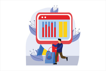 Business Marketing Flat Design Illustration