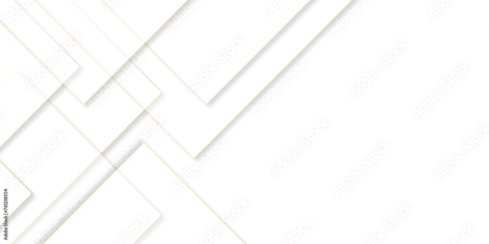 Aufkleber Abstract white background with diamond and triangle shapes layered in modern abstract pattern design. Grey, white abstract square background geometry shine and layer element vector for presentation.