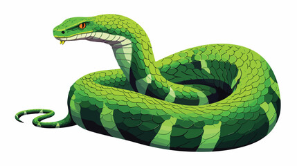 Snake Anaconda  Turns on Itself  Animal Green Scare