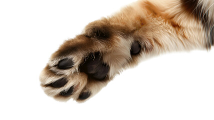 Paw in Air on transparent background. PNG file