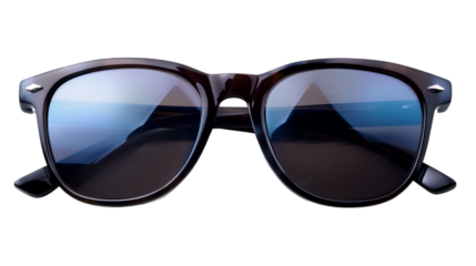 Sculpture of Sunglasses on white or Transparent Background, PNG file