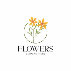 Logo Design Minimalist Flower Shop Logo For Your Small Business | Flower Shop Logos