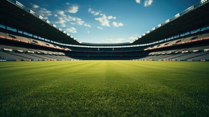Naklejka premium Panoramic view of Melbourne Cricket Ground