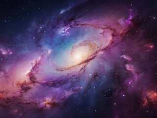 Obraz premium planet and space galaxy background